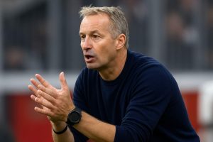 Bayer Leverkusen manager Kasper Hjulmand pictured