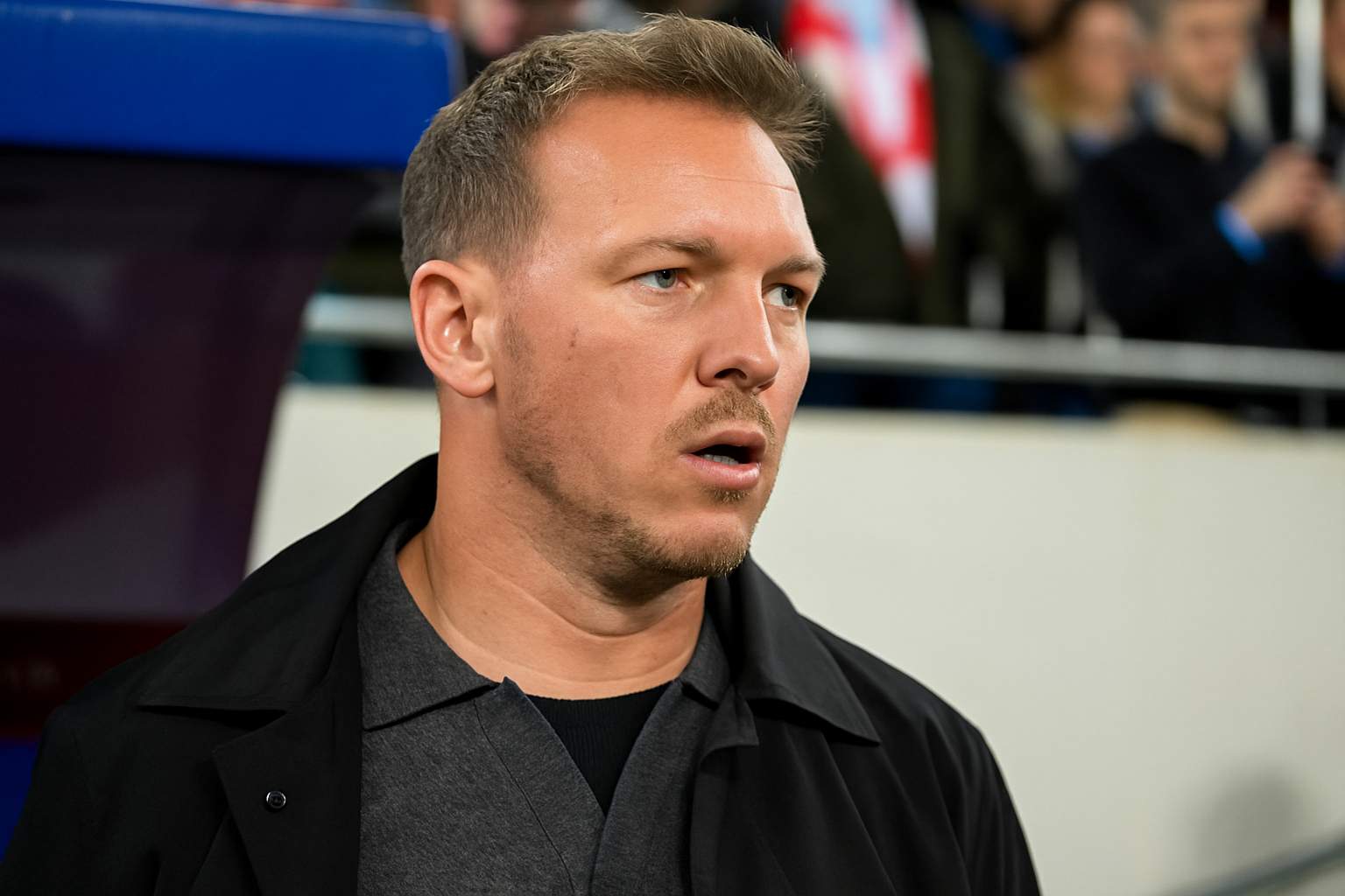 German manager Julian Nagelsmann pictured before a match.