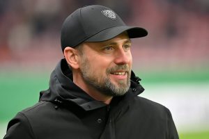 Stuttgart manager Sebastian Hoeness pictured