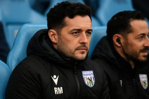 West Brom manager Ryan Mason